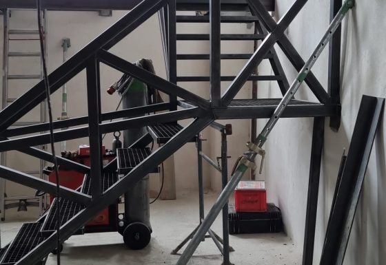 Application de sol et escaliers