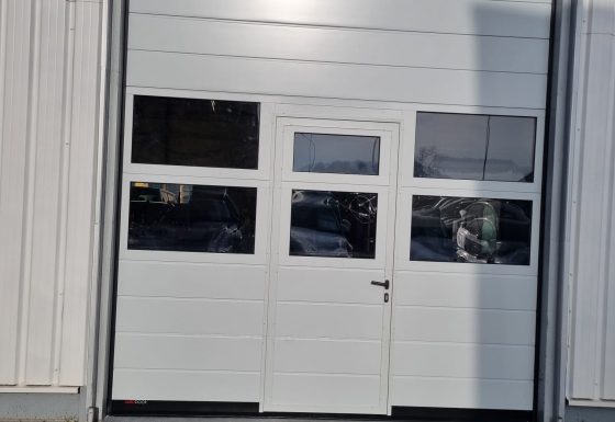 Remplacement de porte sectionnelle de garage à Payerne